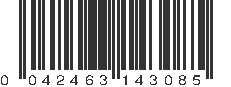 UPC 042463143085