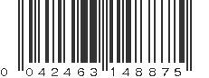 UPC 042463148875