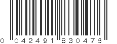 UPC 042491830476