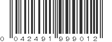 UPC 042491999012