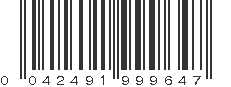 UPC 042491999647