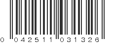 UPC 042511031326