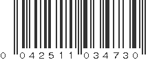 UPC 042511034730