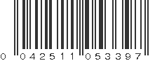 UPC 042511053397