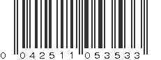 UPC 042511053533