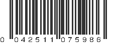 UPC 042511075986