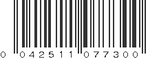 UPC 042511077300