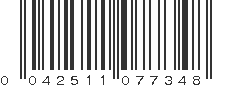 UPC 042511077348