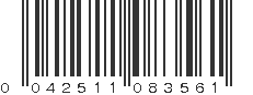 UPC 042511083561