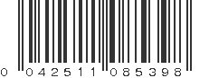 UPC 042511085398