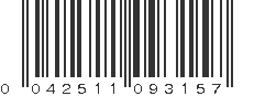 UPC 042511093157