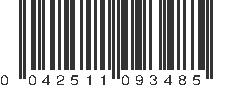 UPC 042511093485