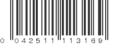 UPC 042511113169