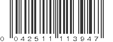 UPC 042511113947