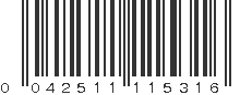 UPC 042511115316