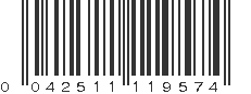 UPC 042511119574