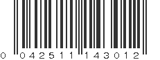 UPC 042511143012