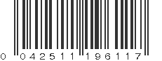 UPC 042511196117