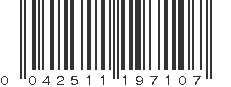 UPC 042511197107