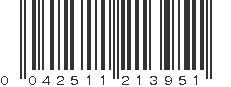 UPC 042511213951