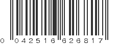 UPC 042516626817