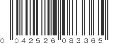 UPC 042526083365