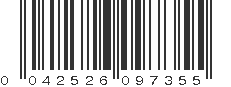 UPC 042526097355