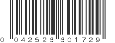 UPC 042526601729