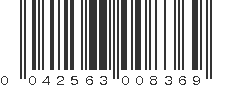 UPC 042563008369