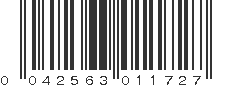 UPC 042563011727