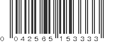 UPC 042565153333