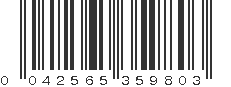 UPC 042565359803