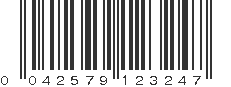 UPC 042579123247