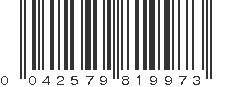 UPC 042579819973