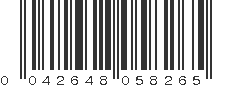 UPC 042648058265