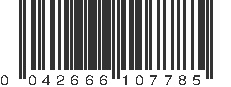 UPC 042666107785