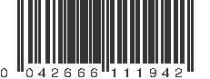 UPC 042666111942