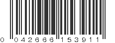 UPC 042666153911