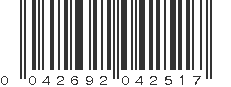 UPC 042692042517