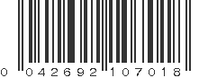 UPC 042692107018