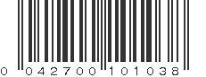 UPC 042700101038