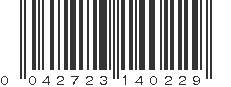 UPC 042723140229