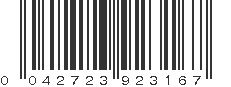 UPC 042723923167