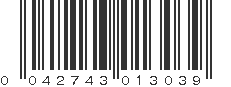 UPC 042743013039