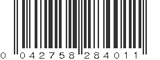 UPC 042758284011