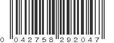 UPC 042758292047