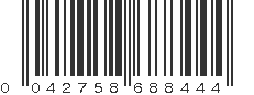 UPC 042758688444