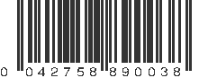 UPC 042758890038