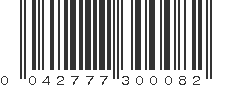 UPC 042777300082