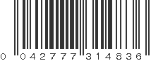 UPC 042777314836